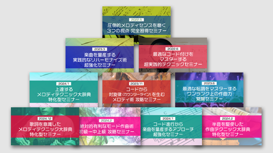 【Klabo Music】「メロディ・コード理論テクニック」 セミナーコンプリート②